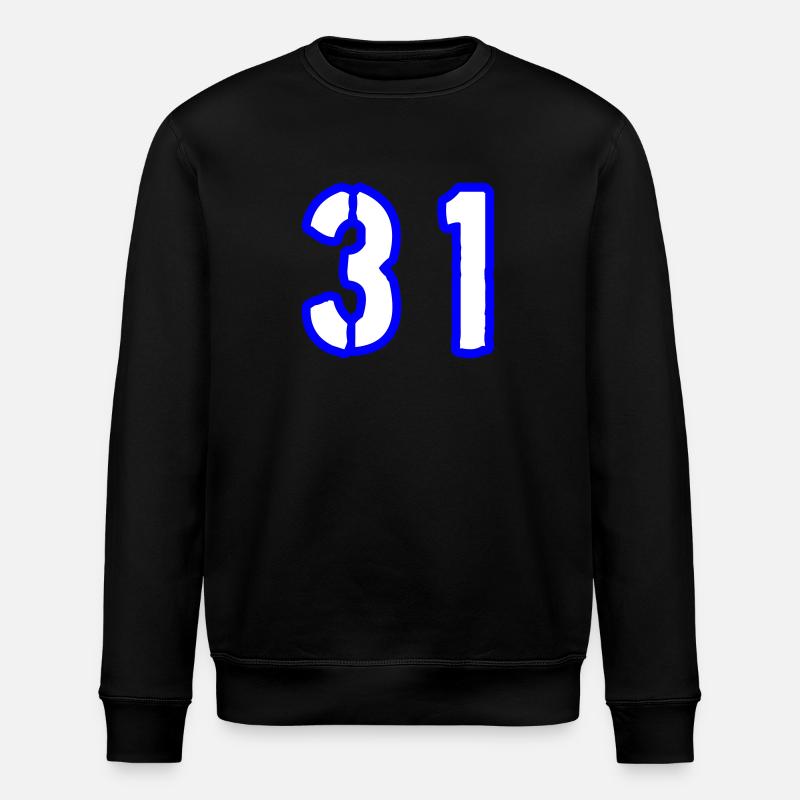 31 Number Symbol - Stanley/Stella ROLLER Unisex Organic Sweatshirt - black