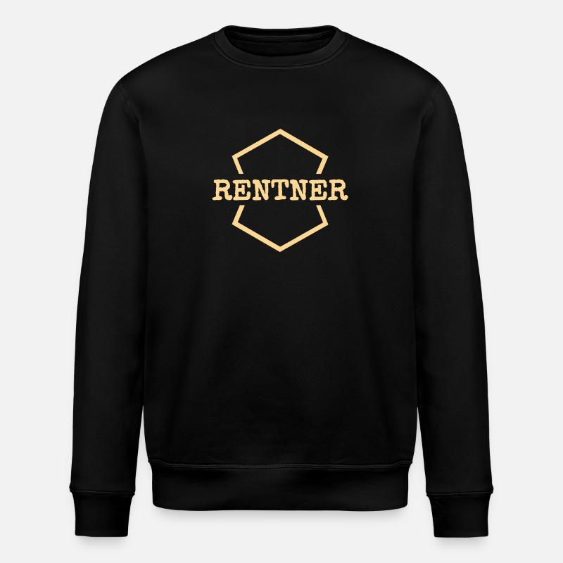 Pensioners as work - Stanley/Stella ROLLER Unisex Organic Sweatshirt - black