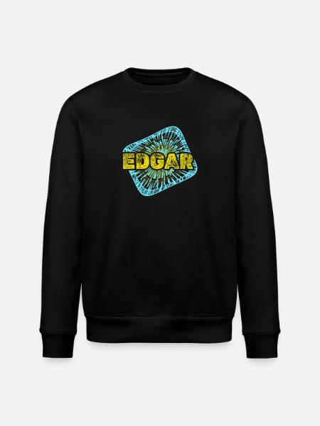 Edgar - Stanley/Stella Unisex Bio-Sweatshirt ROLLER - Schwarz