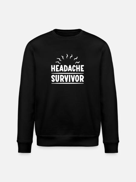 Headache Survivor 2 - Stanley/Stella Unisex Bio-Sweatshirt ROLLER - Schwarz