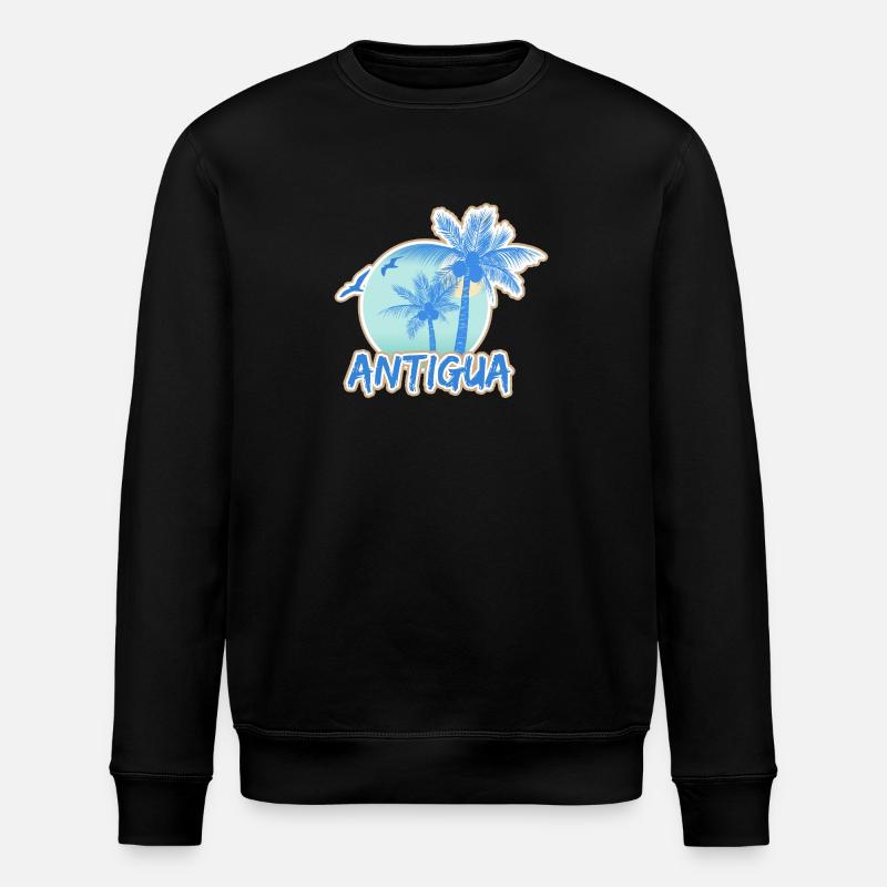 Vacances Antigua - Sweat bio ROLLER Stanley/Stella Unisexe - noir