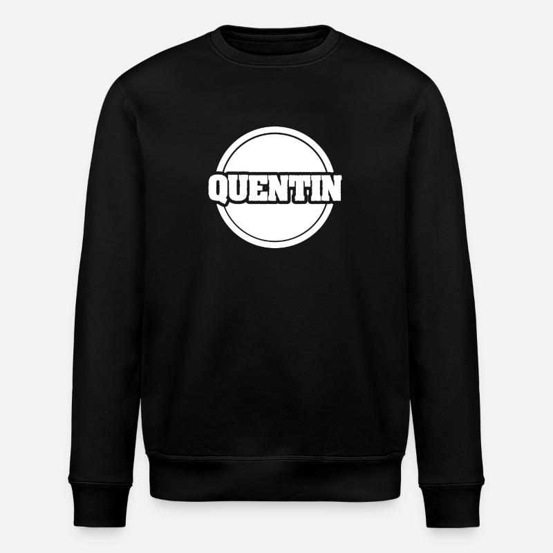 Gift for Quentin - Stanley/Stella ROLLER Unisex Organic Sweatshirt - black