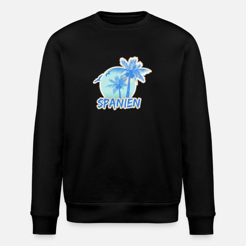 Spanien - Stanley/Stella Unisex Bio-Sweatshirt ROLLER - Schwarz