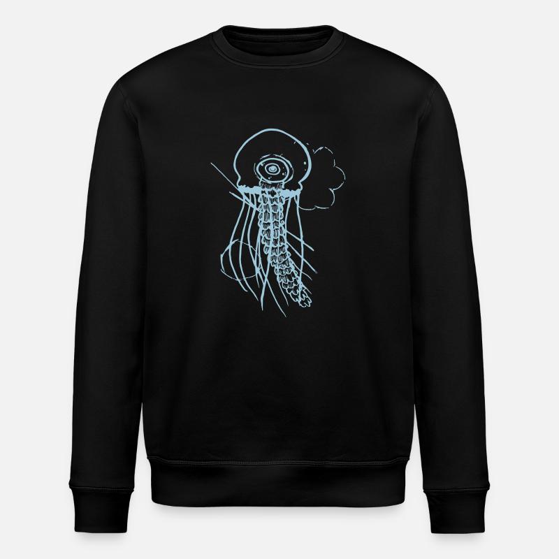 méduse - Sweat bio ROLLER Stanley/Stella Unisexe - noir