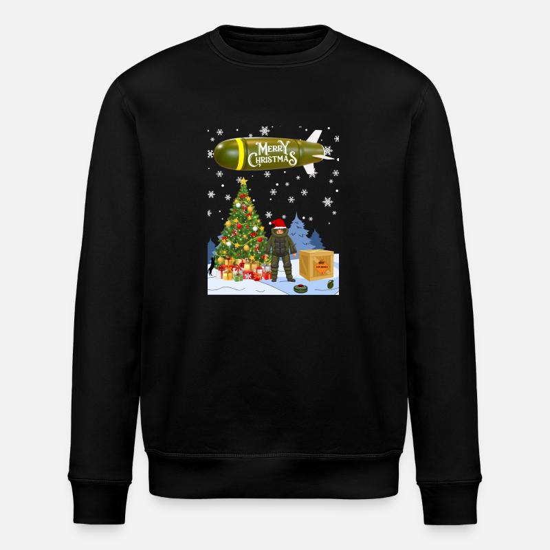 EOD Christmas - Stanley/Stella ROLLER Unisex Organic Sweatshirt - black