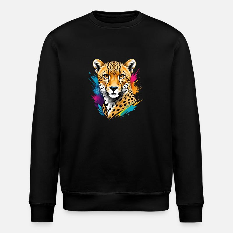 Guépard - Sweat bio ROLLER Stanley/Stella Unisexe - noir