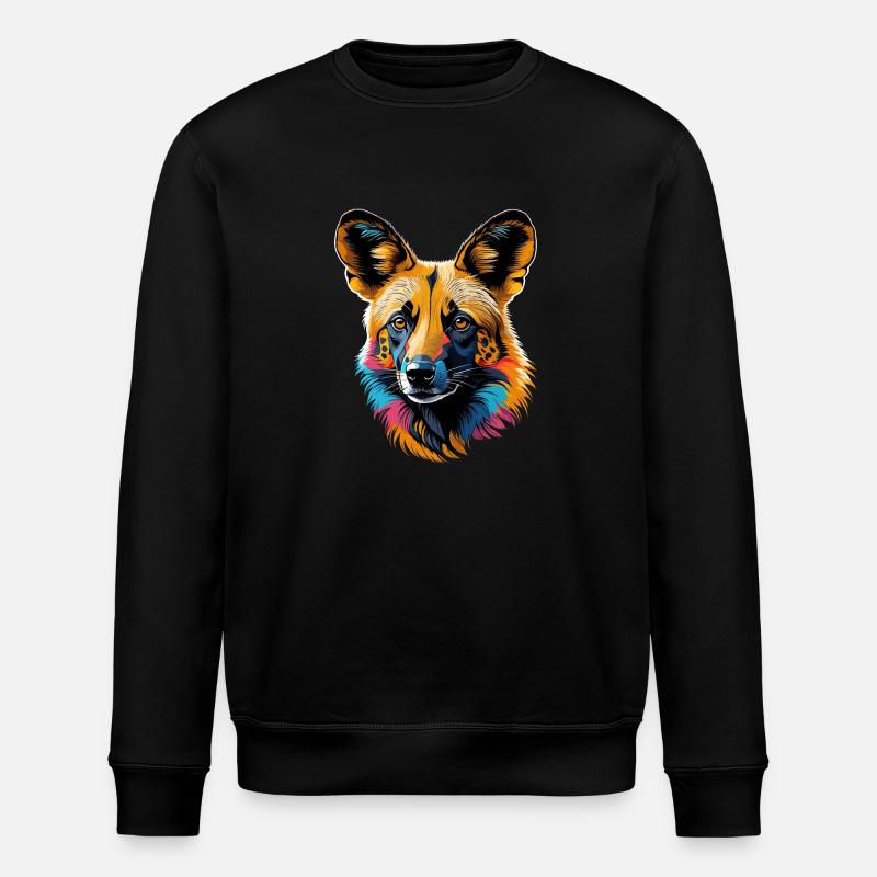 Lycaon d’Afrique - Sweat bio ROLLER Stanley/Stella Unisexe - noir