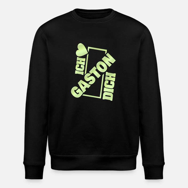 Gaston - Stanley/Stella Unisex Bio-Sweatshirt ROLLER - Schwarz