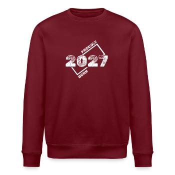 2027 - Stanley/Stella ROLLER Unisex Organic Sweatshirt - burgundy - Front - Nik (191cm)