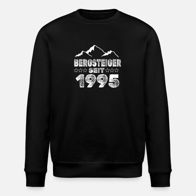 in 1995 - Stanley/Stella ROLLER Unisex Organic Sweatshirt - black