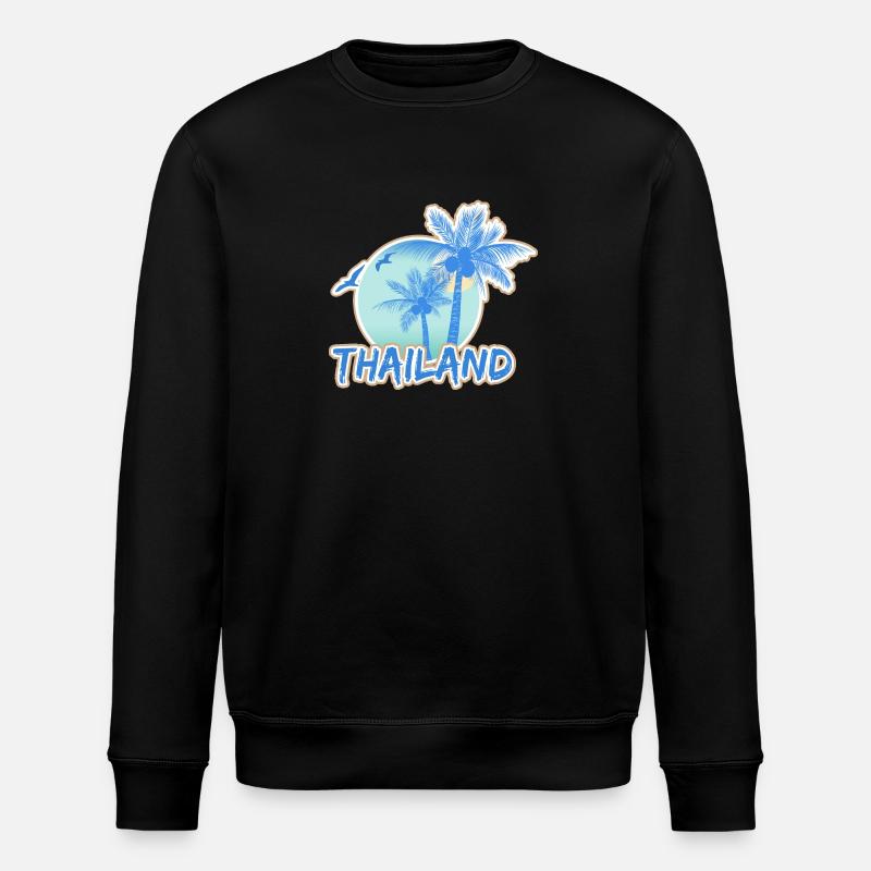 Holidays Thailand - Stanley/Stella ROLLER Unisex Organic Sweatshirt - black