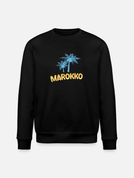 Morocco as Morocco - Stanley/Stella ROLLER Unisex Organic Sweatshirt - black