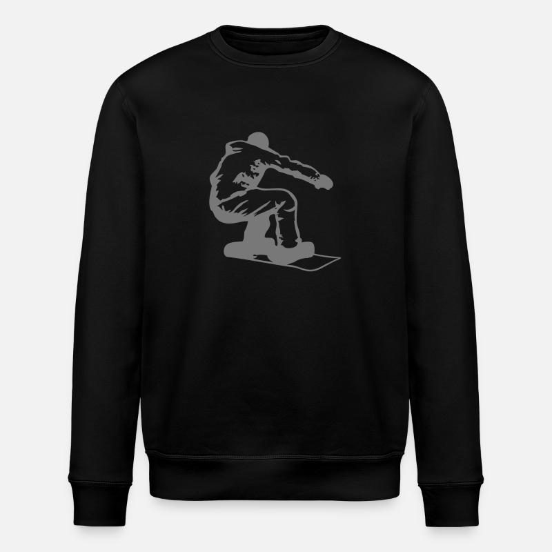 Snowboarders - Sweat bio ROLLER Stanley/Stella Unisexe - noir