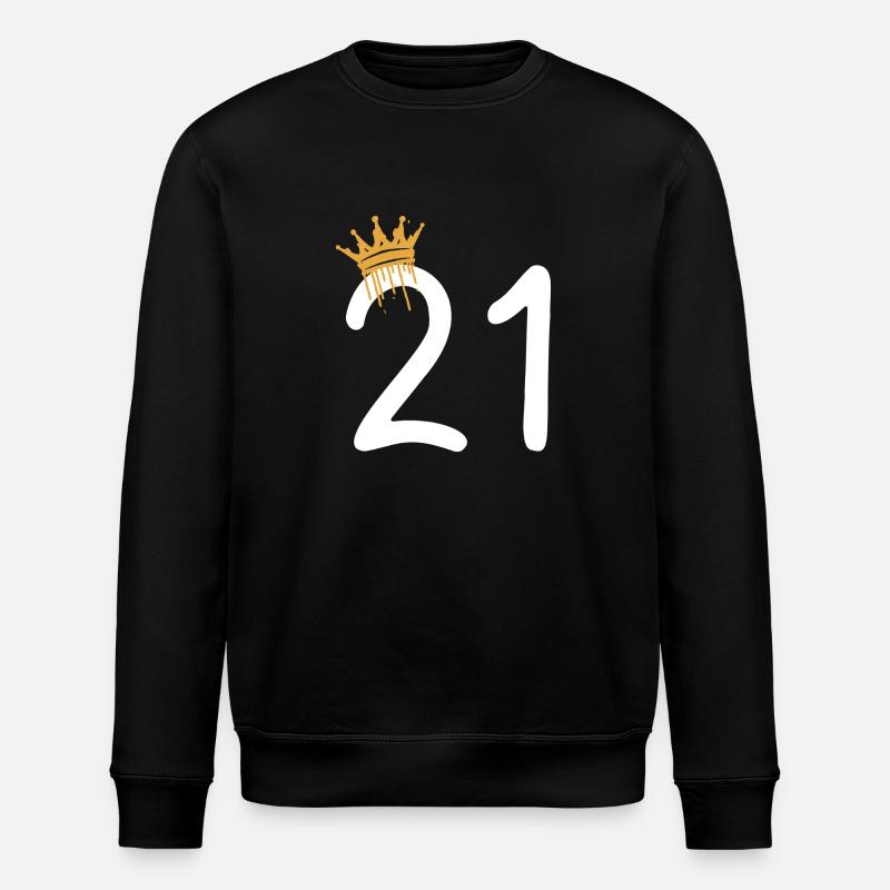 21 - Stanley/Stella ROLLER Unisex Organic Sweatshirt - black