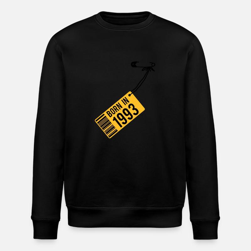 Geburtstag - Born in 1993 - Stanley/Stella Unisex Bio-Sweatshirt ROLLER - Schwarz