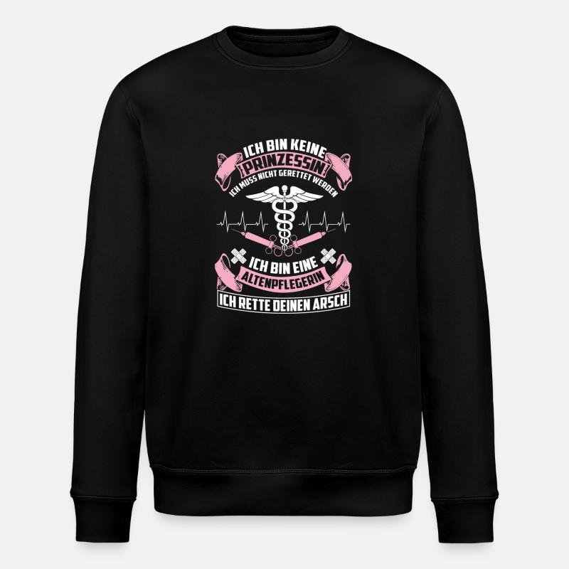 Altenpflegerin - entretien - Sweat bio ROLLER Stanley/Stella Unisexe - noir