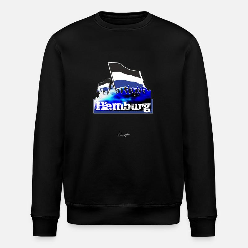 hambourg all4one - Sweat bio ROLLER Stanley/Stella Unisexe - noir