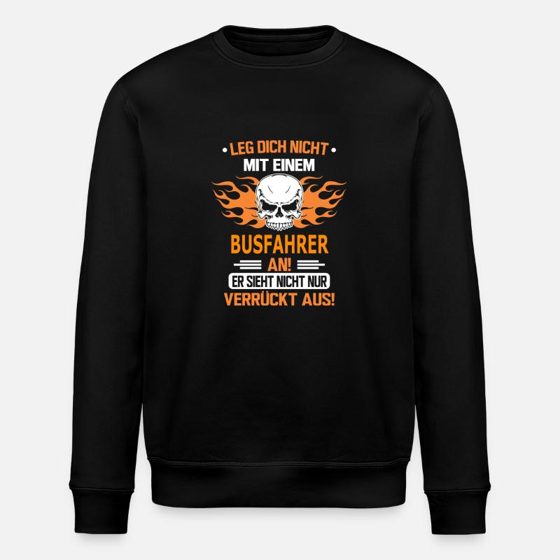 BUSFAHRER - Stanley/Stella Unisex Bio-Sweatshirt ROLLER - Schwarz