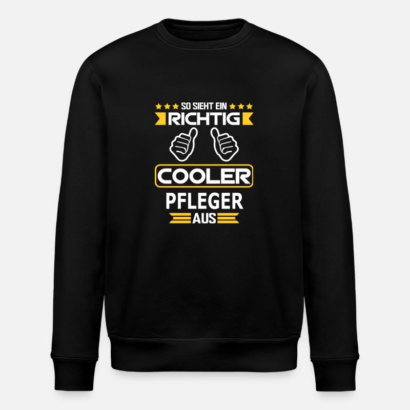 PFLEGER - Stanley/Stella Unisex Bio-Sweatshirt ROLLER - Schwarz