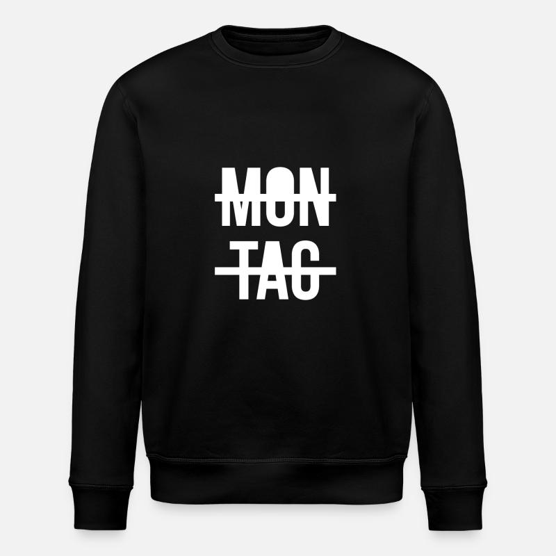 lundi - Sweat bio ROLLER Stanley/Stella Unisexe - noir