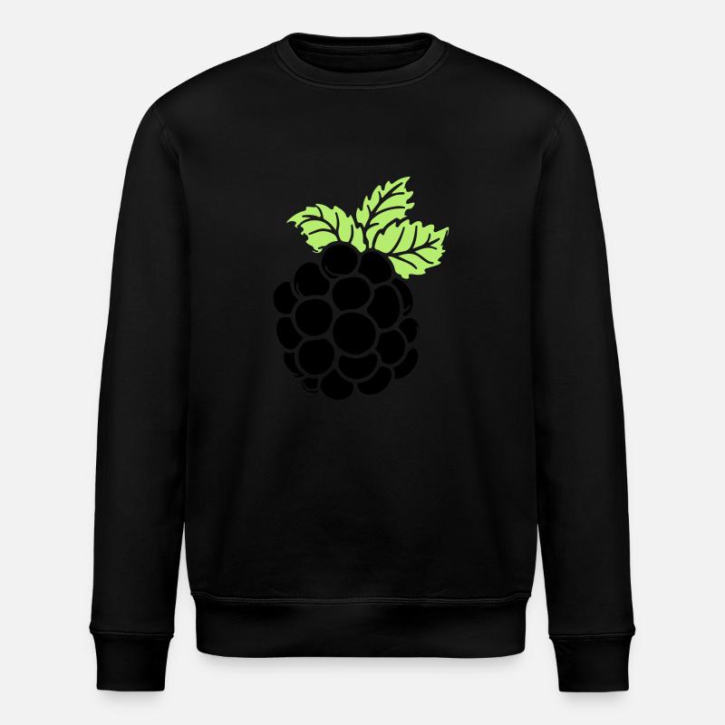 blackberry - Stanley/Stella ROLLER Unisex Organic Sweatshirt - black