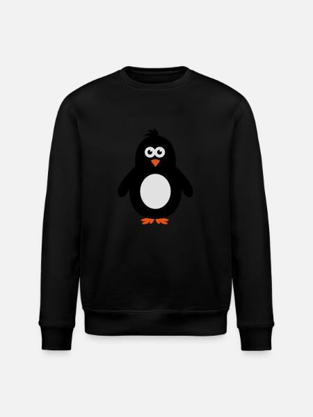 pinguin - Stanley/Stella Unisex Bio-Sweatshirt ROLLER - Schwarz