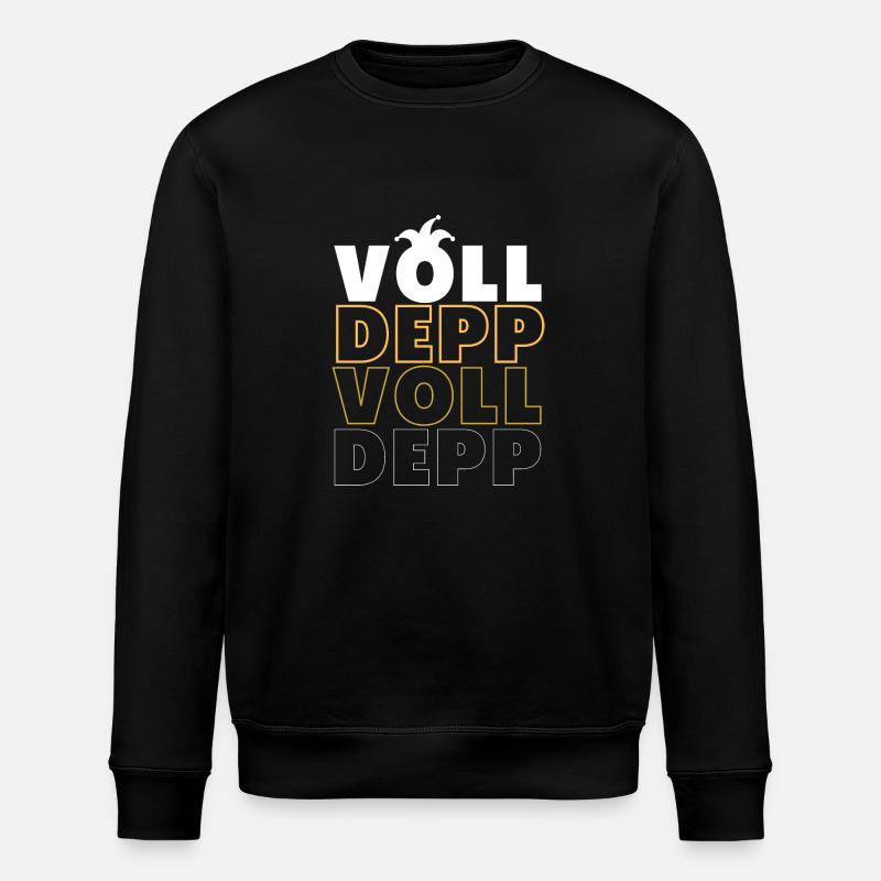 Volldepp Design - Stanley/Stella Unisex Bio-Sweatshirt ROLLER - Schwarz