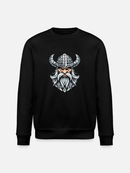fierce Viking - Stanley/Stella ROLLER Unisex Organic Sweatshirt - black