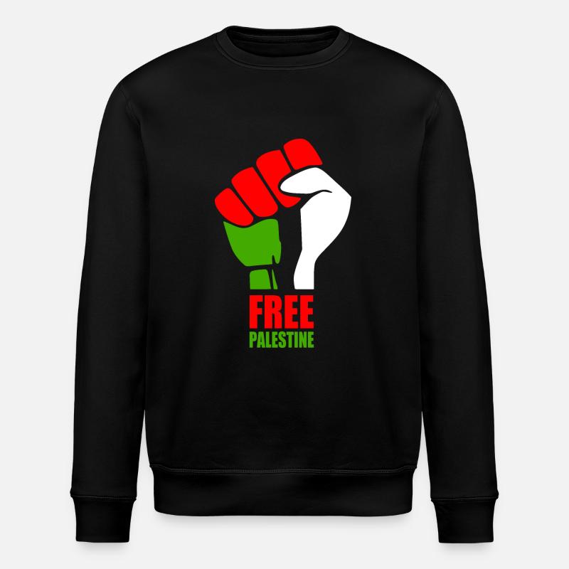 Free palestine - Sweat bio ROLLER Stanley/Stella Unisexe - noir