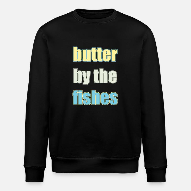 Poisson-papillon - Sweat bio ROLLER Stanley/Stella Unisexe - noir