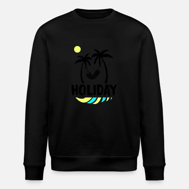 Palmiers Relax Vacances - Sweat bio ROLLER Stanley/Stella Unisexe - noir