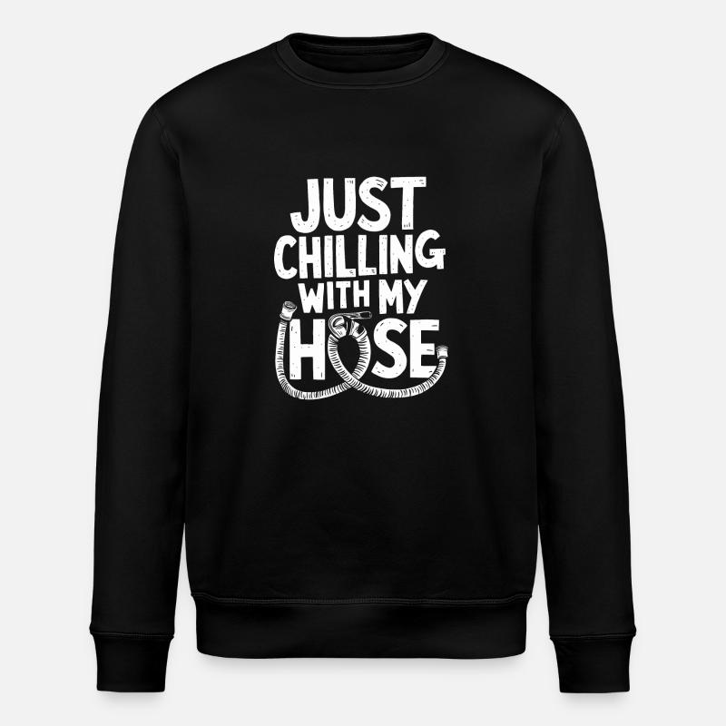 Gartenhumor für Hobbygärtner - Stanley/Stella Unisex Bio-Sweatshirt ROLLER - Schwarz