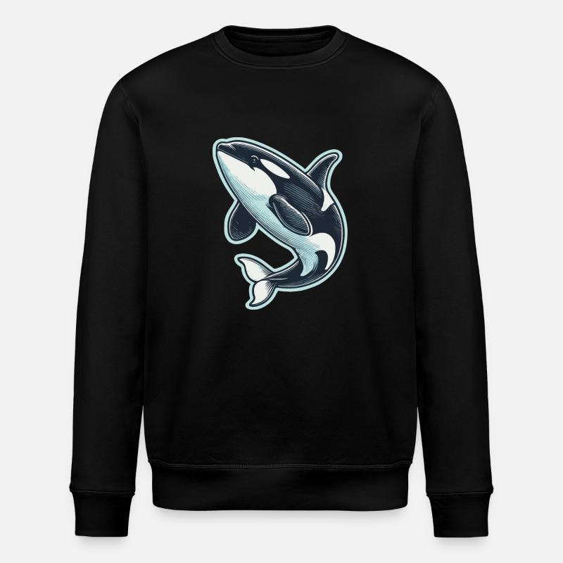 Orca - Stanley/Stella Unisex Bio-Sweatshirt ROLLER - Schwarz