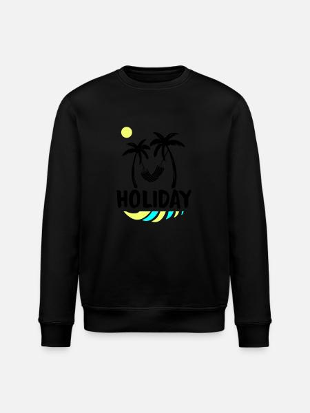 Palms Relax Holiday - Stanley/Stella ROLLER Unisex Organic Sweatshirt - black