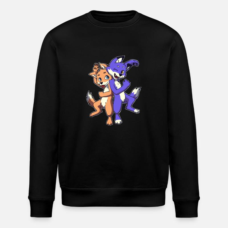 Poilu heureux - Sweat bio ROLLER Stanley/Stella Unisexe - noir