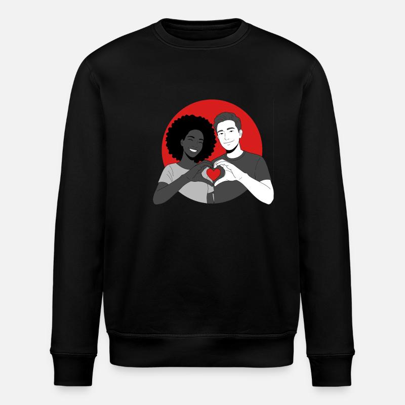 L’amour est l’amour - Sweat bio ROLLER Stanley/Stella Unisexe - noir