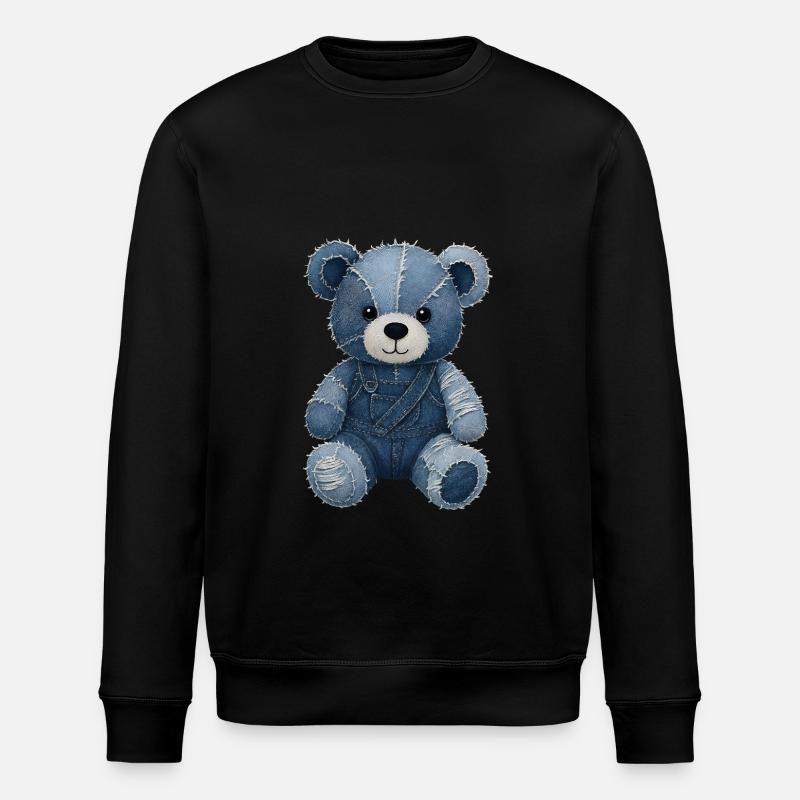 Jeans Teddy - Stanley/Stella Unisex Bio-Sweatshirt ROLLER - Schwarz