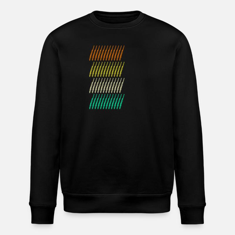 Flötist Querflöte - Stanley/Stella Unisex Bio-Sweatshirt ROLLER - Schwarz