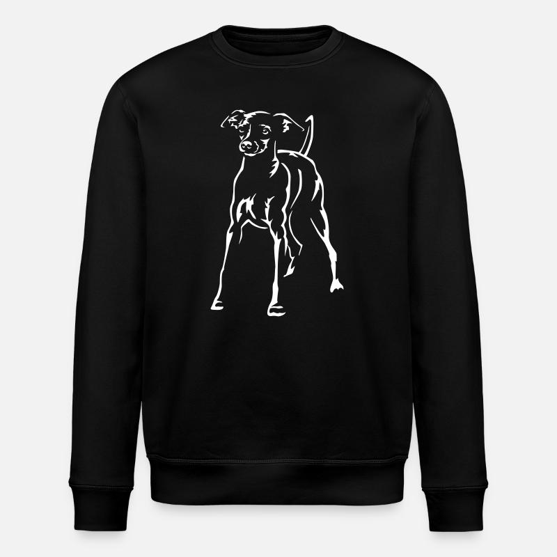 Zwergpinscher "Black Edition" - Stanley/Stella Unisex Bio-Sweatshirt ROLLER - Schwarz