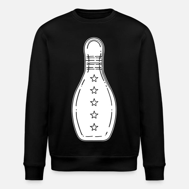 Jeu de bowling - Sweat bio ROLLER Stanley/Stella Unisexe - noir