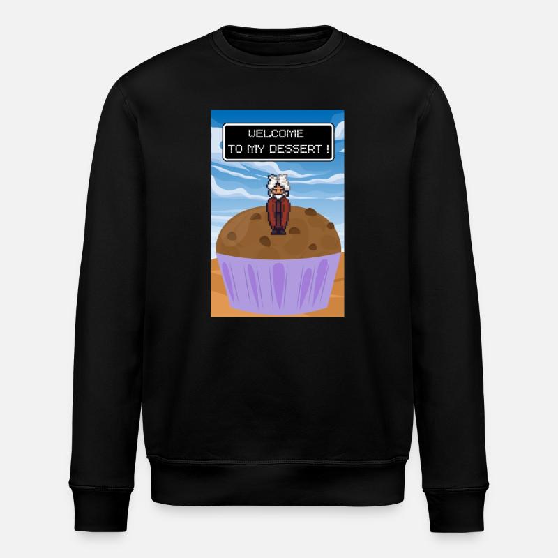 Willkommen zum Dessert - Stanley/Stella Unisex Bio-Sweatshirt ROLLER - Schwarz