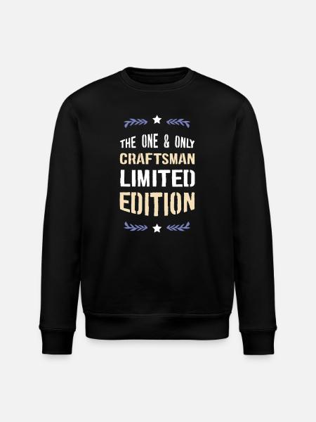 Craftsman Limited Edition – Een uniek stuk - Stanley/Stella Uniseks bio-sweatshirt ROLLER - zwart