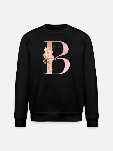 B Florale Pastel - Sweat bio ROLLER Stanley/Stella Unisexe - noir