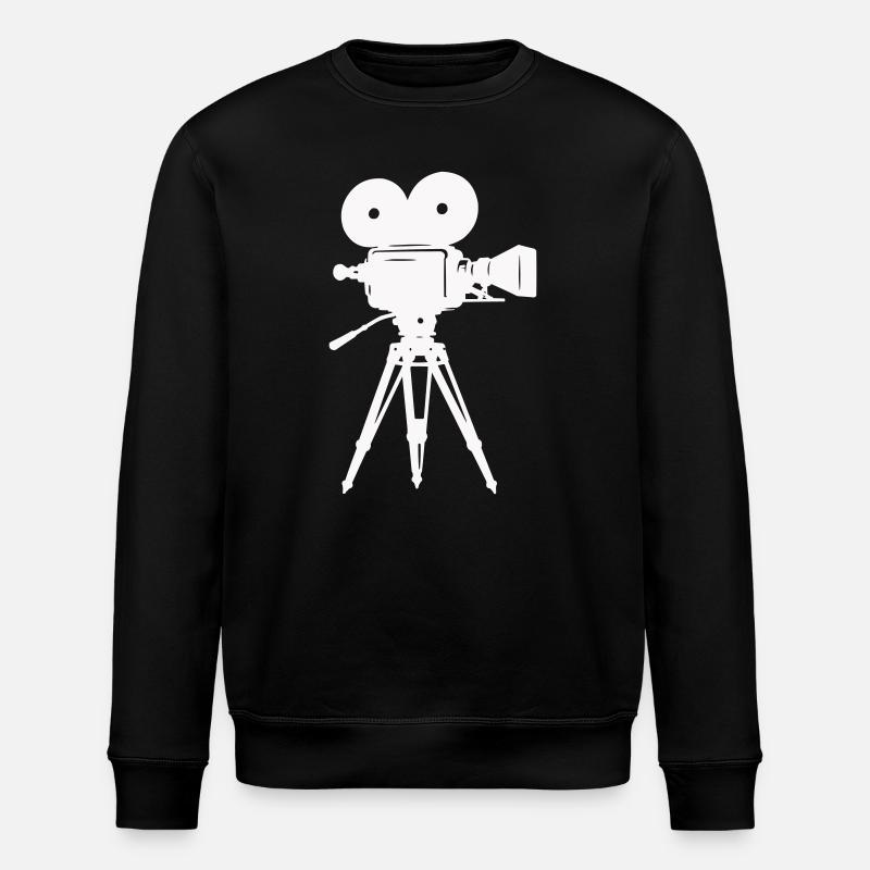 Film Camera Camera - Stanley/Stella ROLLER Unisex Organic Sweatshirt - black