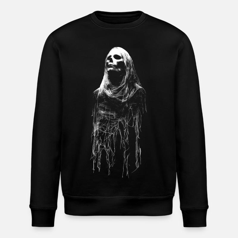 Schleiergeist im Spukgewand - Stanley/Stella Unisex Bio-Sweatshirt ROLLER - Schwarz