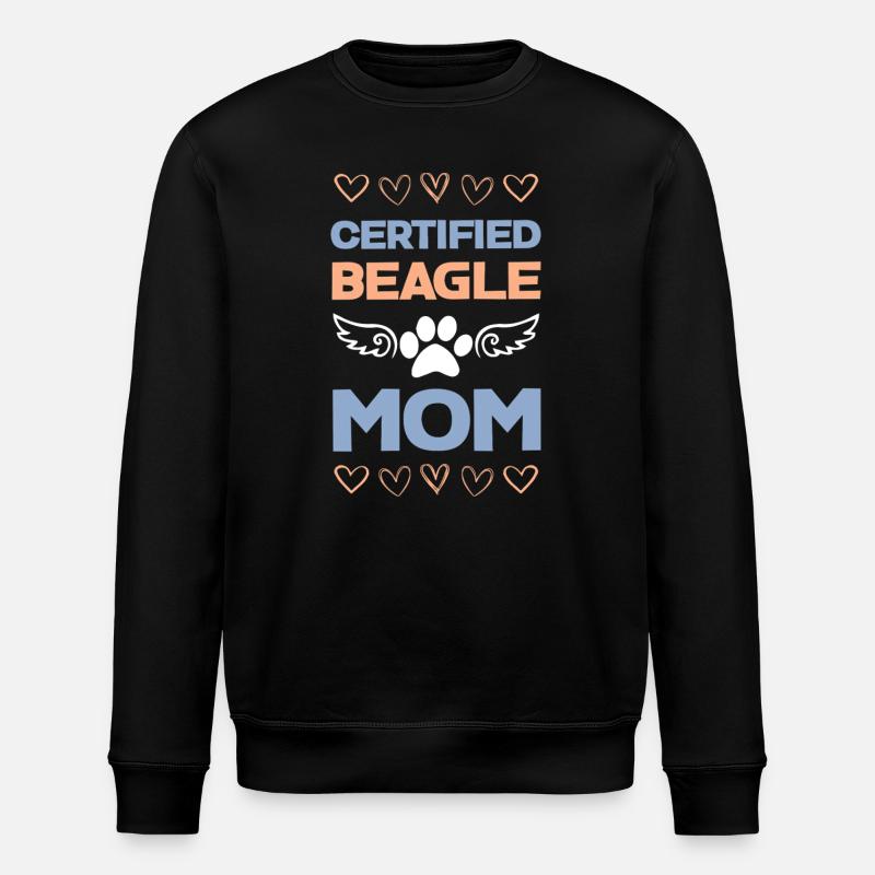 Maman Beagle certifiée - Sweat bio ROLLER Stanley/Stella Unisexe - noir