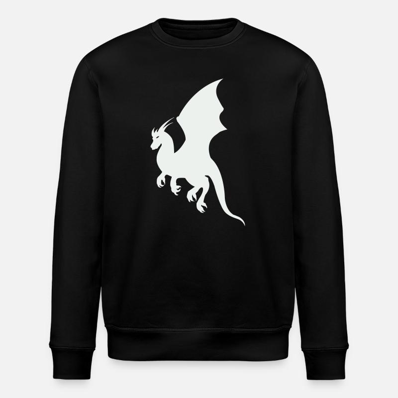 Dragon - Stanley/Stella ROLLER Unisex Organic Sweatshirt - black