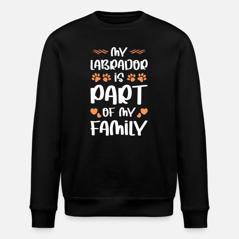 LABRADOR - Stanley/Stella Unisex Bio-Sweatshirt ROLLER - Schwarz