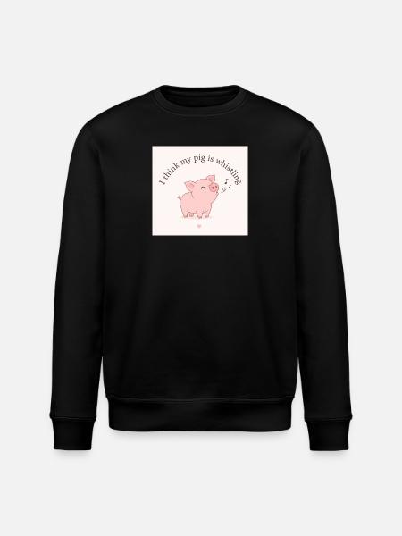 Je crois que mon cochon siffle - Sweat bio ROLLER Stanley/Stella Unisexe - noir