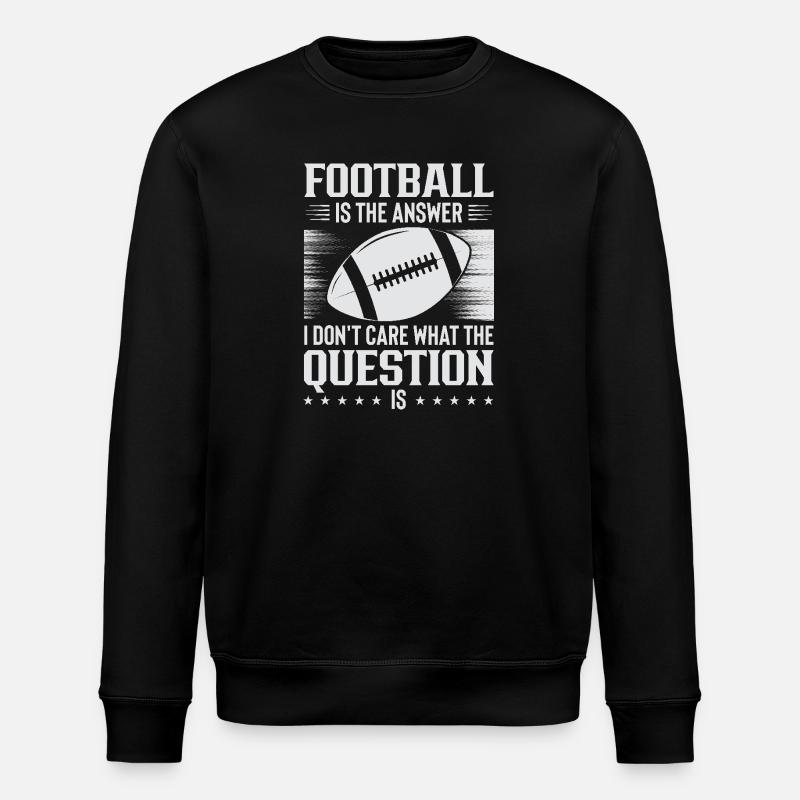 football américain - Sweat bio ROLLER Stanley/Stella Unisexe - noir